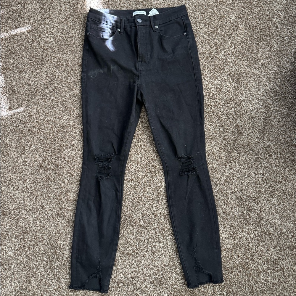 Good American Black Skinny Jeans